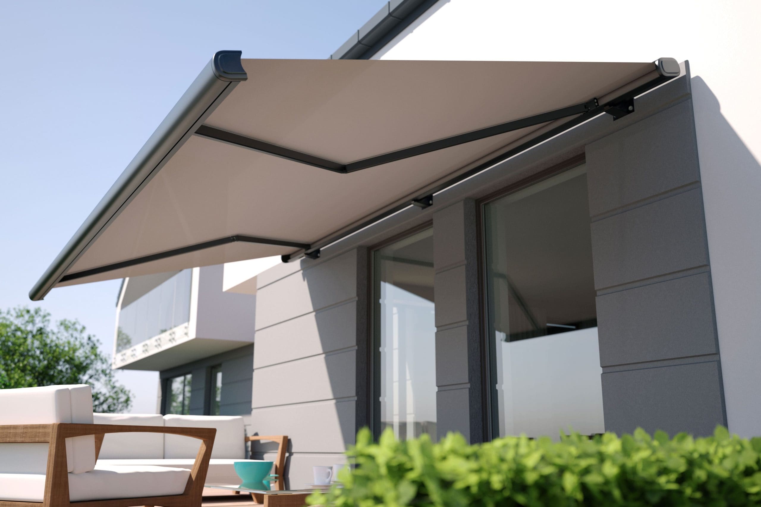Residential awning installation in Lancaster