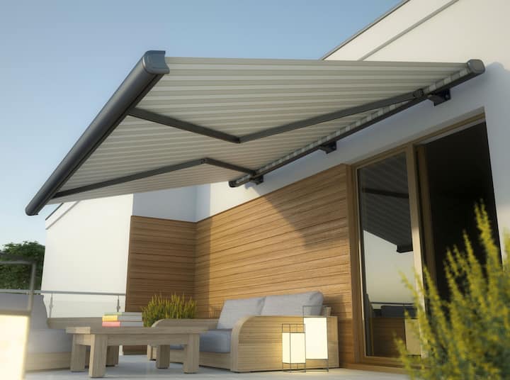 Custom retractable awnings installation in Lancaster